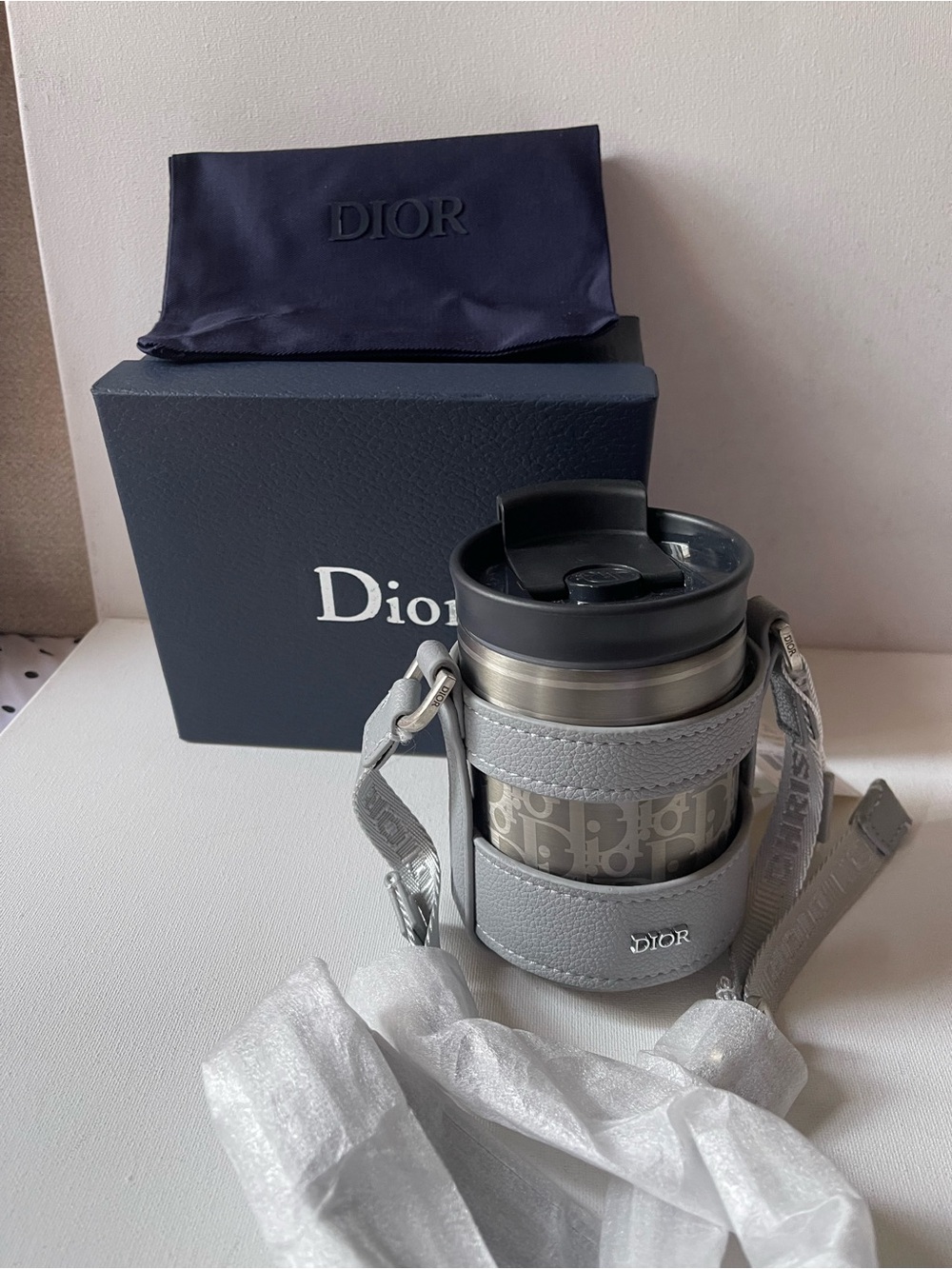 Dior Vibe Water Bottle & Bottle Holder Limited VIP Gift Novelty GWP. - Picture 9 of 13